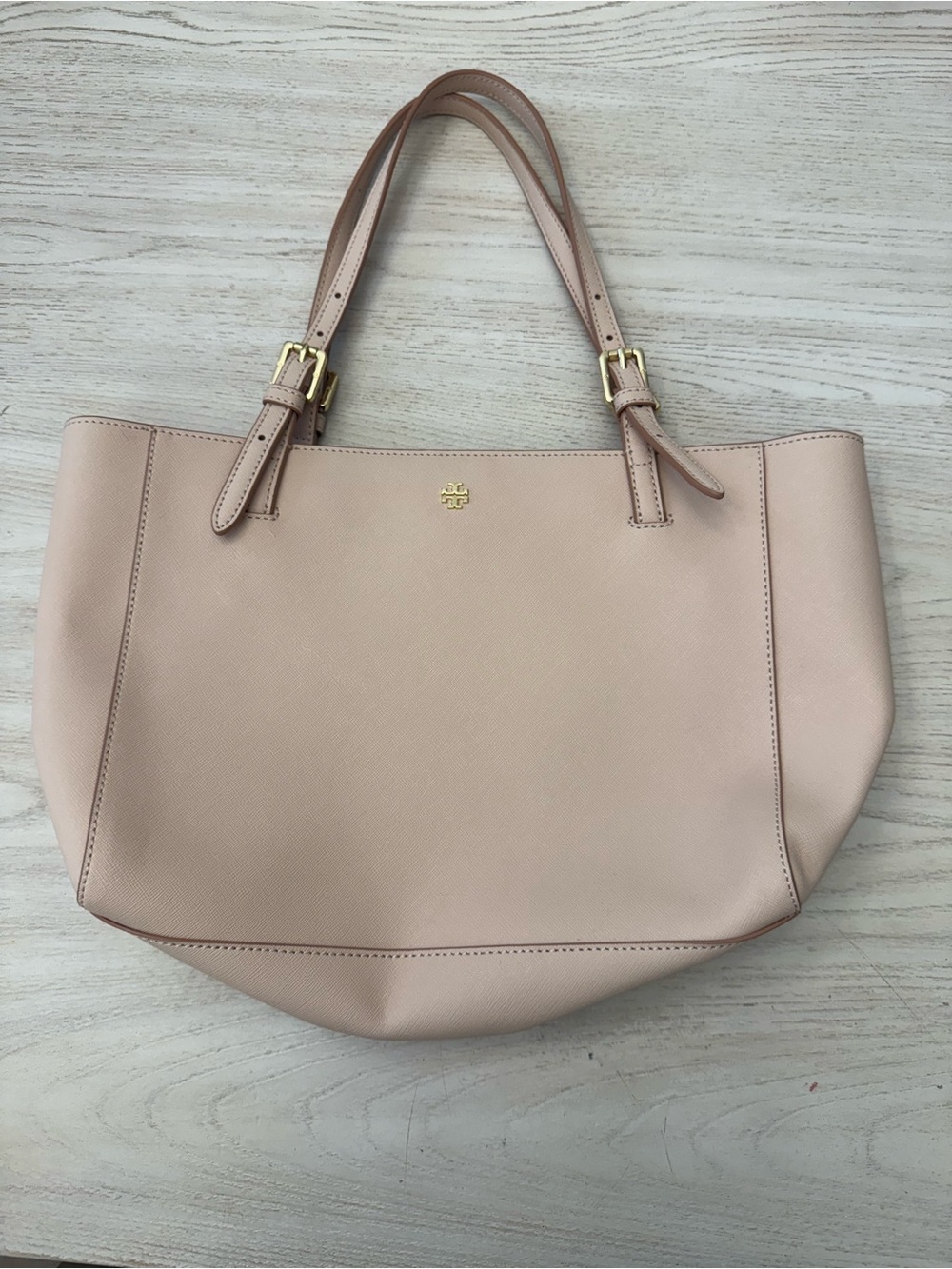 Tory Burch Women's Blush Leather Tote Bag